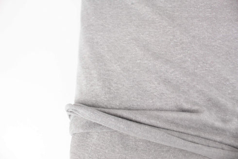 Heather Gray Hacci Knit Fabric by the yard OSK01090